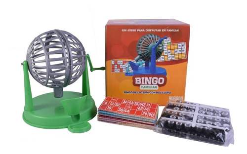 Juego De Bingo Familiar Bolillero Habano Envio Casa Valente