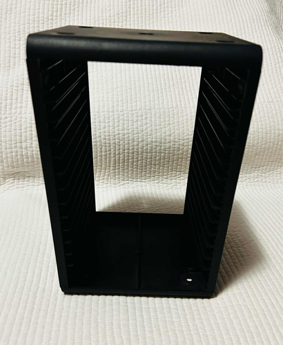 Caja Porta Cds Para 15 Unidades, De Plásticos Negro (Usado)