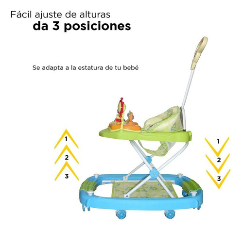 Andaderas Para Bebes Mecedora Con Bastón Lujo Musical