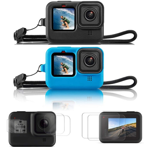 Imagen 1 de 6 de 2 Pieces Kit De Funda Impermeable For Gopro Hero 9