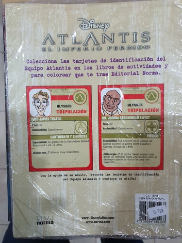 Libro:disney-atlantis-el Imperio Perdido-para Colorear
