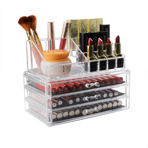 Organizador De Maquillaje Acrílico, Cosmetiquero, Joyero 