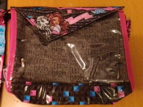 Monster High Bolsa De Mano Con Diseños Original 25cm 