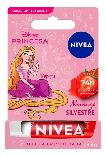 NIVEA Hidratante Labial Morango Silvestre Ed. Limitada Rapunzel D...