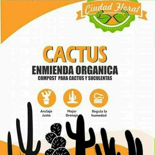 Sustrato Cactus 5lts Ciudad Floral - Crasas Y Suculentas