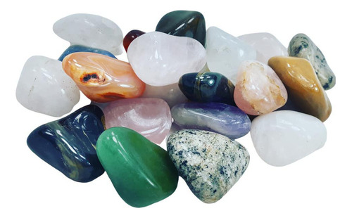 Pedras Roladas Mistas Naturais 4,5 A 6 Cm Extra Grande 1 Kg