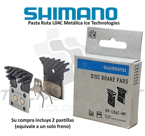 Pastilla Pasta Freno Shimano L04c Refrigerada Bicicleta Ruta