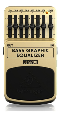 Pedal Efecto P/ Bajo Behringer Beq700 Bass Equalizer -