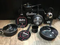 Comprar Set De Olla Sartén Panquequera Bifera Pava Wok Hudson Teflon