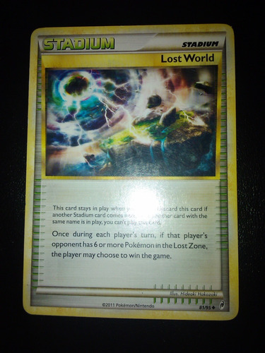 Lost World Stadium Carta Pokemon 