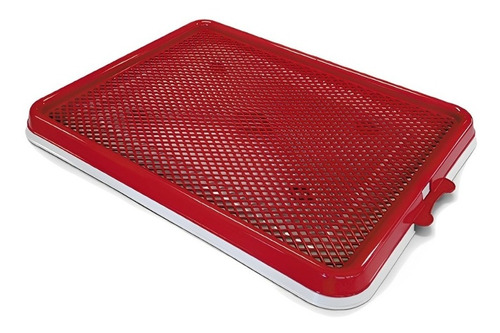 Sanitário Canino Xixi Pets Premium Vermelho 59 Cm X 48 Cm