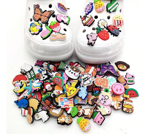 Pack 50 Mixtos Decorativos Prendedores Compatible Con Crocs