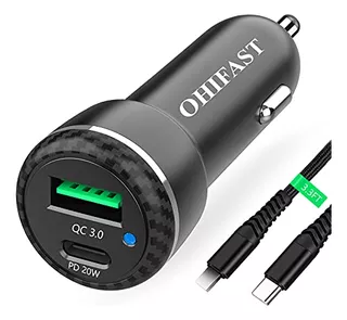 Ohifast 20w Usb C Car Charger Compatible For iPhone 13 Pro/m