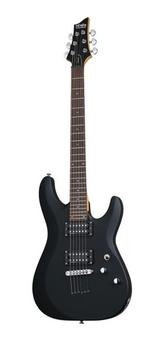 Imagen 1 de 4 de Guitarra eléctrica Schecter C-6 Plus/Deluxe C-6 Deluxe de tilo satin black satin con diapasón de palo de rosa