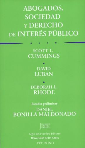Libro Abogados, Sociedad Y Derecho De Interés Público