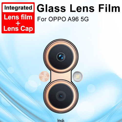 Película De Vidrio Con Lente Integrada Imak Para Oppo A96 5g
