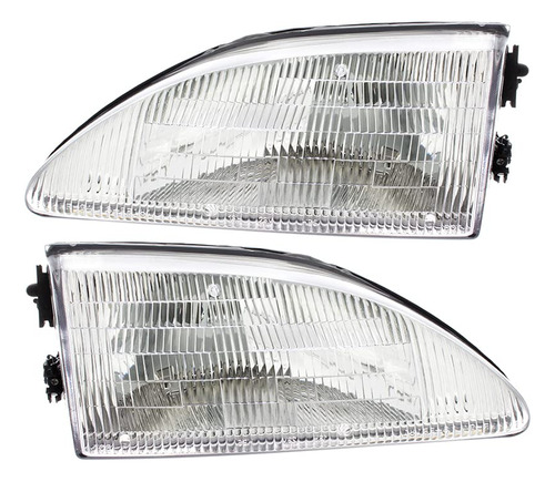 Set De Faros Para Ford Mustang 1994-1998 Halógenos