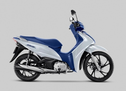 Imagem 1 de 2 de Biz 125 Branco E Azul