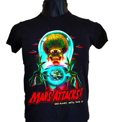 Polera Estampado Mars-attacks