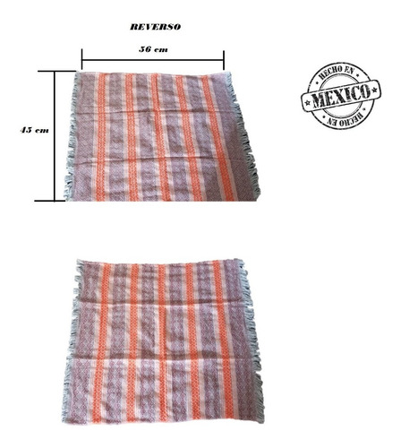 Imagen 9 de 9 de Servilletas Tela Mexicanas Placemat Colores Bartololo 6 Pzas
