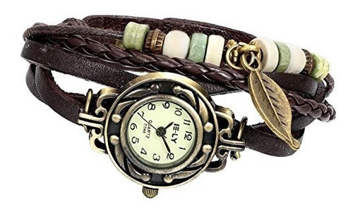 20 Relojes Con Dijes Pulsera De Cuero Hermosos Funcionales 