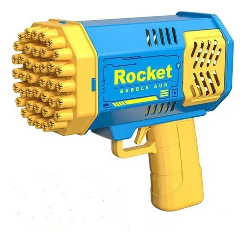 Pistola De Burbujas Bazzoka Rocket Para Niños, Automatica