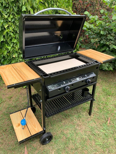 Parrilla Gas Grande Horno Pizzero Piedra Isi Dual G. Oficial
