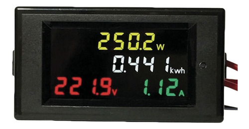 Medidor Energia Wattimetro Amperimeto Volt. 80-300v 100a Ac