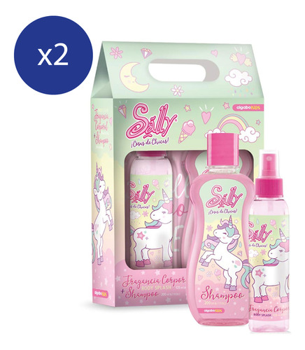 Pack Set Body Splash + Shampoo Algabo Kids Sally