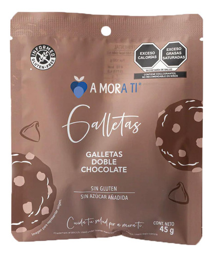 A Mora Ti Galletas Doble Chocolate 45 G