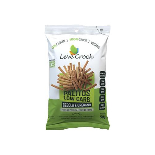 Kit 3x: Biscoito Palito Cebola/orégano Lowcarb Leve Crock50g