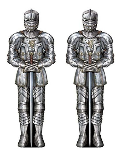 Beistle Jointed Armor 2 Piece, 6', Silver