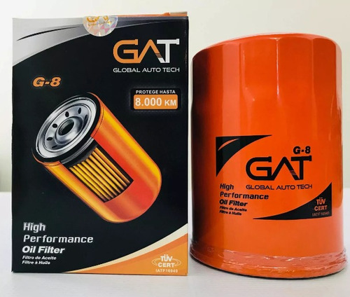 Filtro De Aceite Gat G-8 (pl8) Dart /autana 4500/samurai