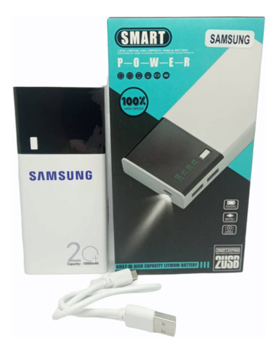 Power Bank Cargador Usb De 10000mah Somos Tienda Física 