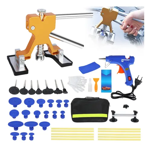 Kit Ventosas Tira Amassado Carro Repuxadeira Pequenos Reparo