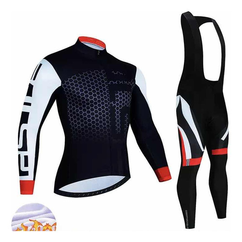 Conjunto Ciclismo Invierno Hombre Calza + Tricota