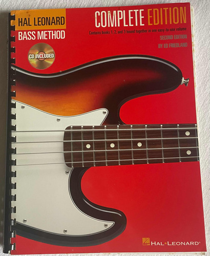 Libro Bass Method (método Para Bajo) Con 3 Cd