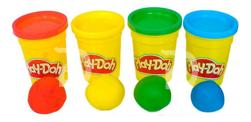 Set Plastilina Moldeable Play-doh 4 Colores Juego Creativo