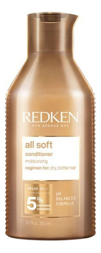 Acondicionador Hidratante Pelo Seco All Soft 300 Ml Redken