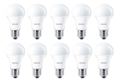 Foco Led Philips 7w Ecohome / Pack 10 Unidades