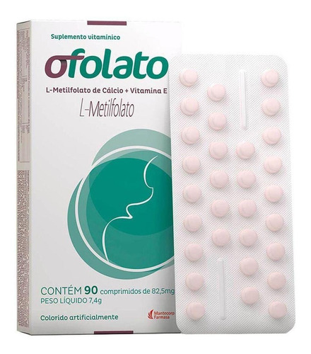 Ofolato L-metilfolato C/ 90 Comprimidos