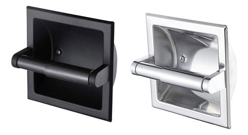 Bnb Soporte De Papel Higiénico Integrado Negro