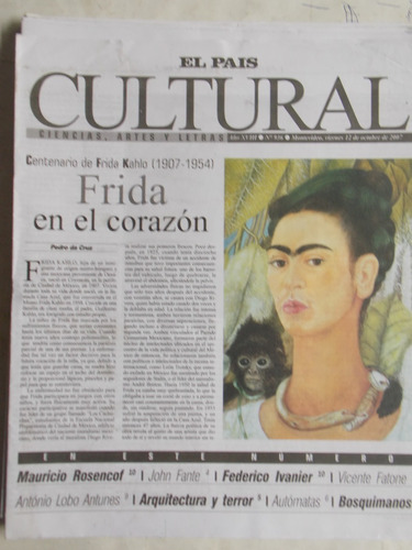 Cultural Del País, Ciencias Letras, 130 C/u, 932 A 945, Rba