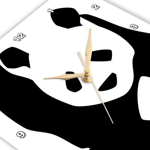3drose Dpp__1 Panda Bear Animales Lindo Reloj De Pared De Ar