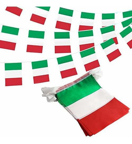 Bandera De Anley Italia República Italiana String Banderine