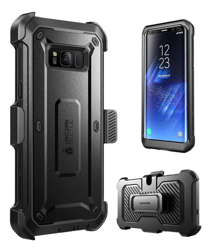 Case Supcase Para Galaxy S8 Normal Protector 360° C/ Gancho