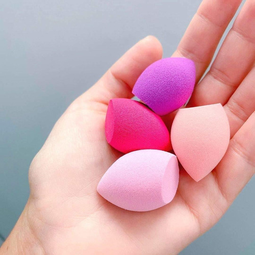 Esponjas Para Cutis, De Espuma, Tamaño Mini, Set De 4 Piezas