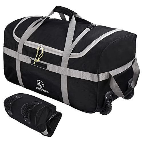 Foldable Duffle Bag With Wheels 120l 30 , 1680d Oxford ...