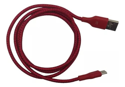 Cable Usb Somostec Trenzado Tipo C Carga Rápida 3.1 A 1m