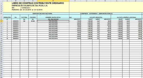 Imagen 9 de 10 de Sistema Contable Con Libro De Compras Y Ventas